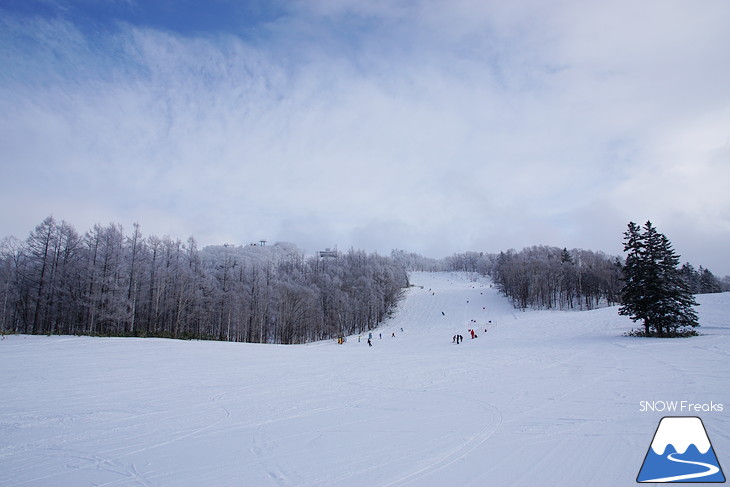 カムイスキーリンクス　-11℃。冬空からの素敵なクリスマスプレゼント♪